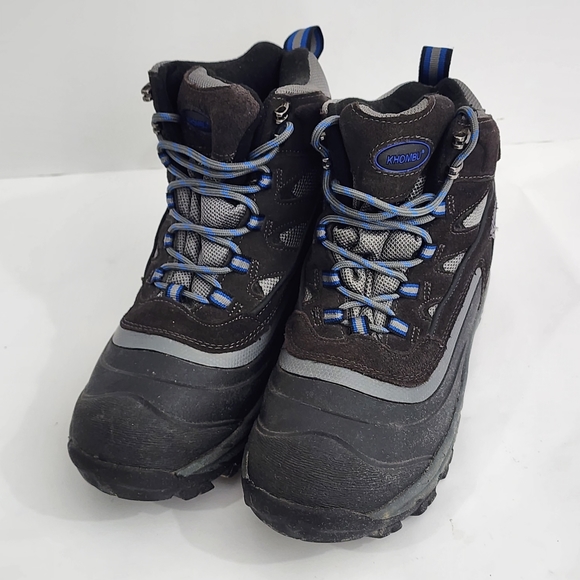 KHOMBU Men's Fleet Hiker Terrain Weather Rated Leather Boots Size 9M - Picture 1 of 15